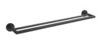 Reling wieszak na ręcznik podwójny 60cm do łazienki hotelowej DS-CLASS BLACK