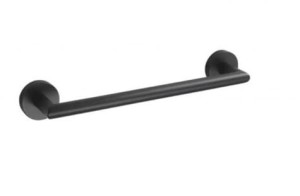 Reling wieszak na ręcznik pojedynczy 30cm do łazienki hotelowej DS-CLASS BLACK