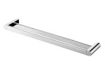 Reling wieszak na ręcznik podwójny 61cm do łazienki hotelowej DS-FUTURA SILVER