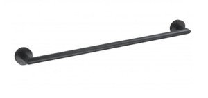 Reling wieszak na ręcznik pojedynczy 60cm do łazienki hotelowej DS-CLASS BLACK