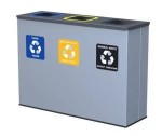 Eko-stacja na odpady, śmieci z segregacją 3 x 60L DS-STATION III