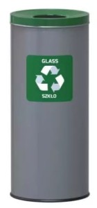 Kosz na śmieci 45L na szkło - segregacja odpadów DS-ECO