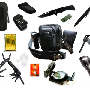 Niezbędnik survivalowy GEAR 15-sto ELEMENTOWY