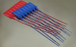 Plomby paskowe plastikowe L-30 cm (opak. 100szt.)  