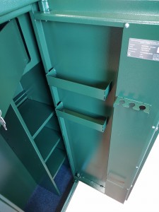 Szafa na 4 szt. broni długiej  Novcan 11/P Klasa S1 z przegrodą 