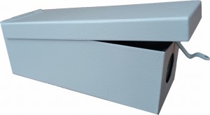 Pojemnik stalowy 60x67x190mm do przechowywania, plombowania kluczy służbowych P19MST 