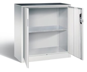 Szafa warsztatowa dostawna 120x93x50, dwuskrzydłowa z półkami metalowymi 8521-000 