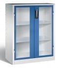 Szafa uniwersalna warsztatowa 100x93x50 z przezroczystymi drzwiami, dostawna, ocynkowane półki 8821-055 