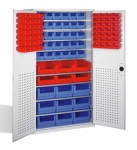 Szafa ze 106 pojemnikami 195x110x53,5  ocynkowane półki 130276-66