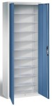 Szafa z aluminiowymi półkami na plastikowe pojemniki  198x70x30   133113-20