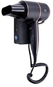 Suszarka do włosów do łazienki hotelowej 1800 W, USB, DSHTSB-BLACK