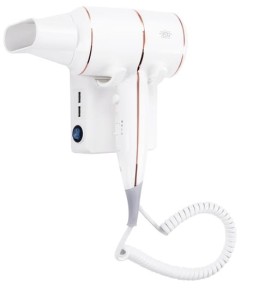 Suszarka do włosów do łazienki hotelowej 1800 W, USB, DSHTSB-WHITE