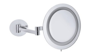 Lusterko kosmetyczne z oświetleniem LED do łazienki hotelowej DSMC-1068 CHROM