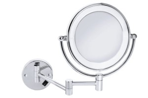 Lusterko kosmetyczne z oświetleniem LED do łazienki hotelowej DSMC-2188 CHROM